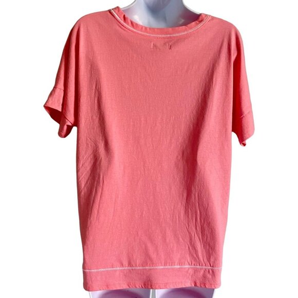 Anne Klein Pink Short Sleeve Tee Women's Medium - Picture 5 of 8